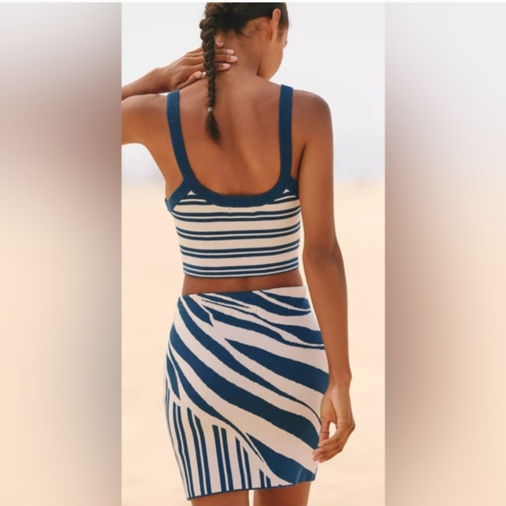 Anthropologie Celandine Printed Scoop-Neck Knit Tank Top, NWT, Sz S MSRP $78 - Picture 3 of 9